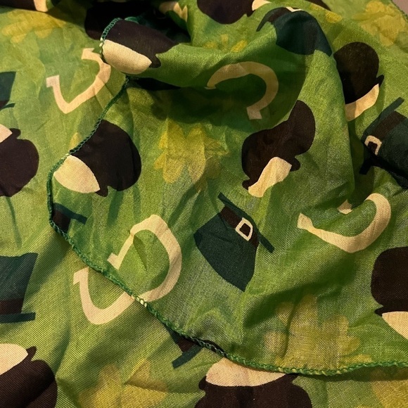 Accessories - ****Donated****St Patrick’s Day green scarf 11” x 60”